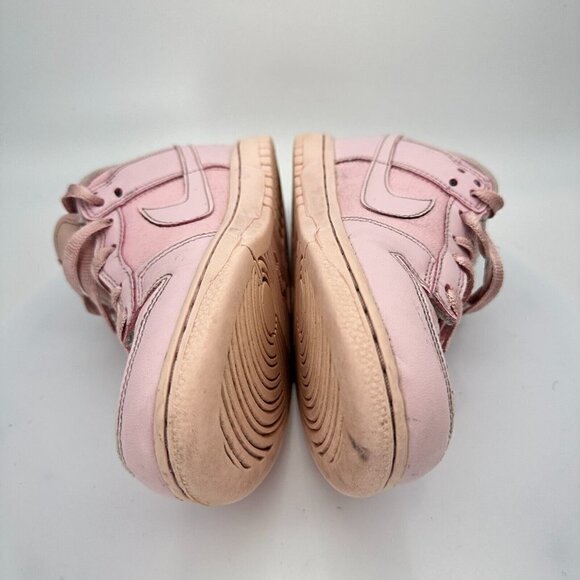 Nike Dunk Low SE Youth Sz 1Y AA3146 601 Triple Prism Pink Leather Training Shoes - Picture 9 of 14